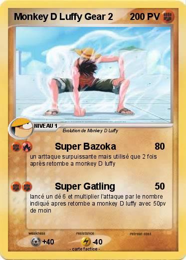 Pokemon Monkey D Luffy Gear 2