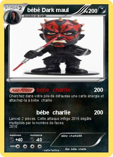 Pokemon bébé Dark maul