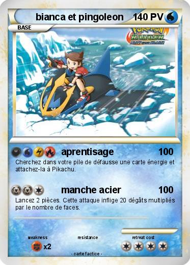 Pokemon bianca et pingoleon