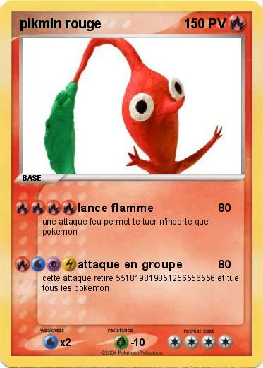 Pokemon pikmin rouge