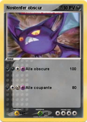 Pokemon Nostenfer obscur