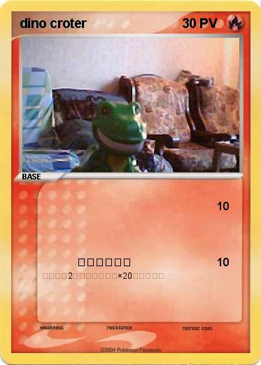 Pokemon dino croter