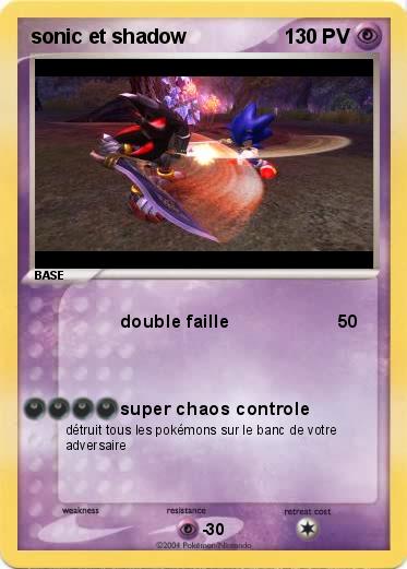 Pokemon sonic et shadow
