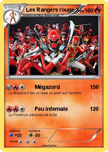 Pokemon Les Rangers rouge X