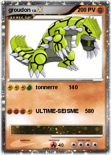 Pokemon groudon