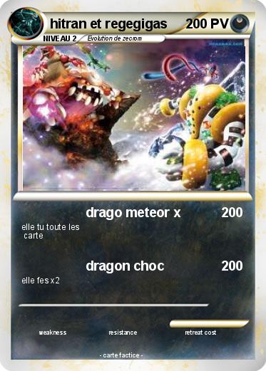 Pokemon hitran et regegigas