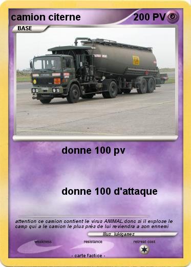 Pokemon camion citerne