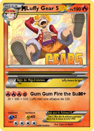 Pokemon Luffy Gear 5