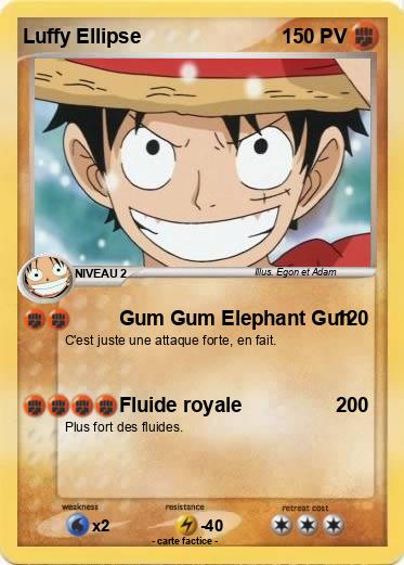 Pokemon Luffy Ellipse