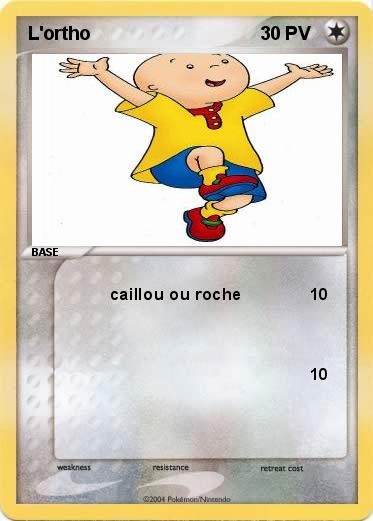 Pokemon L'ortho
