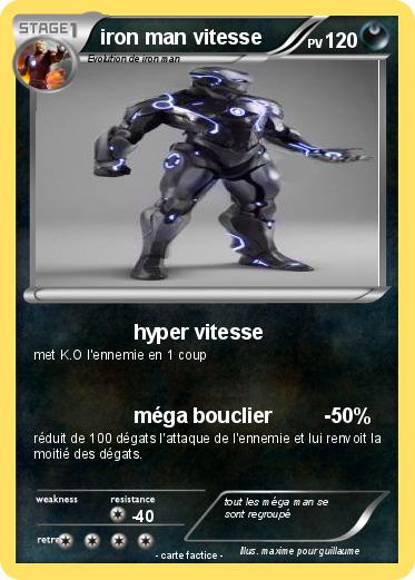 Pokemon iron man vitesse