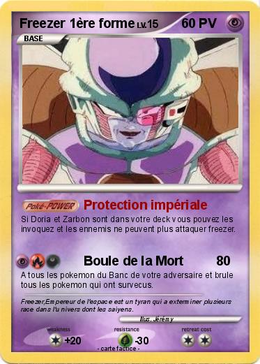 Pokemon Freezer 1ère forme
