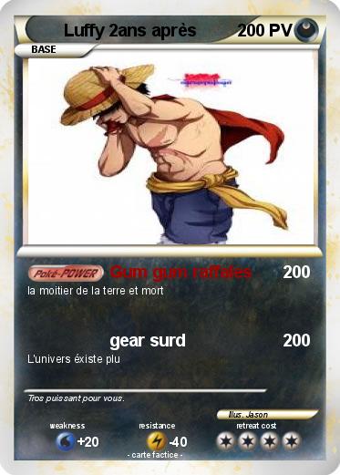 Pokemon Luffy 2ans après