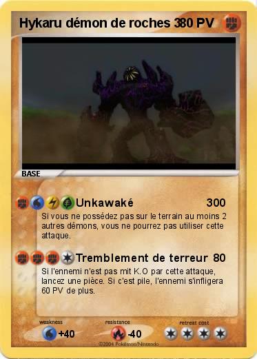 Pokemon Hykaru démon de roches 3