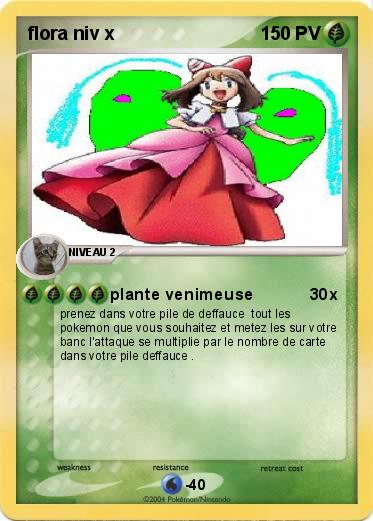 Pokemon flora niv x