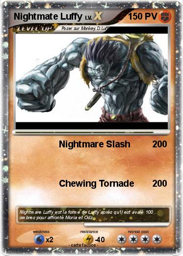 Pokemon Nightmate Luffy