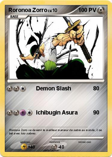 Pokemon Roronoa Zorro