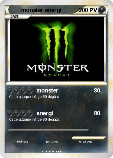 Pokemon monster energi