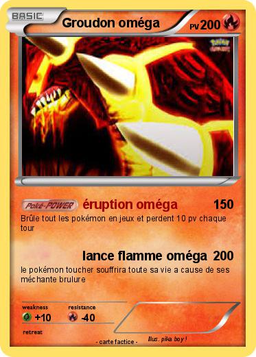Pokemon Groudon oméga