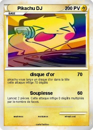 Pokemon Pikachu DJ