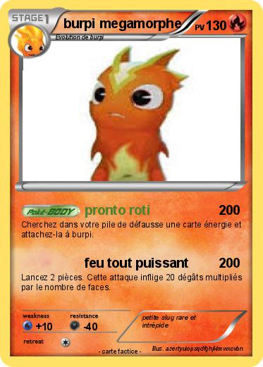 Pokemon burpi megamorphe