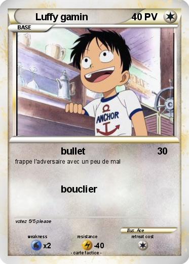 Pokemon Luffy gamin