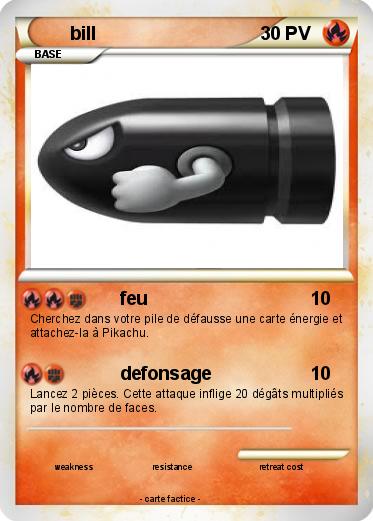 Pokemon bill