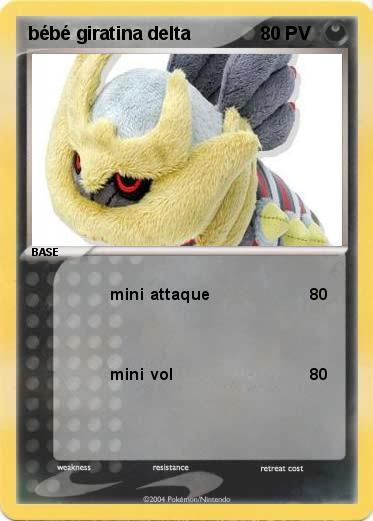 Pokemon bébé giratina delta