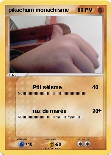 Pokemon pikachum monachisme Pokemon pikachum monachisme
