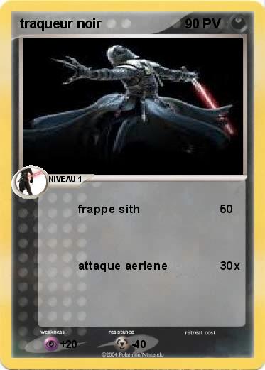 Pokemon traqueur noir