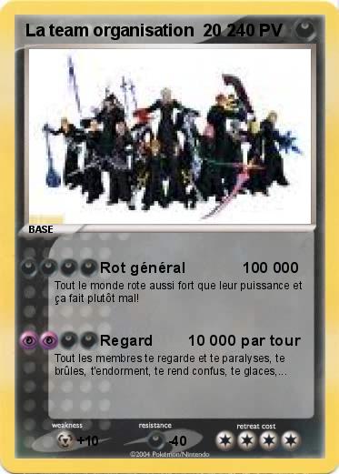 Pokemon La team organisation  20 2