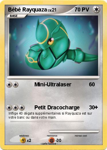 Pokemon Bébé Rayquaza