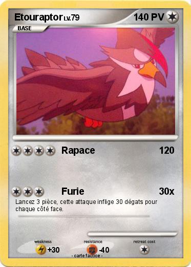 Pokemon Etouraptor