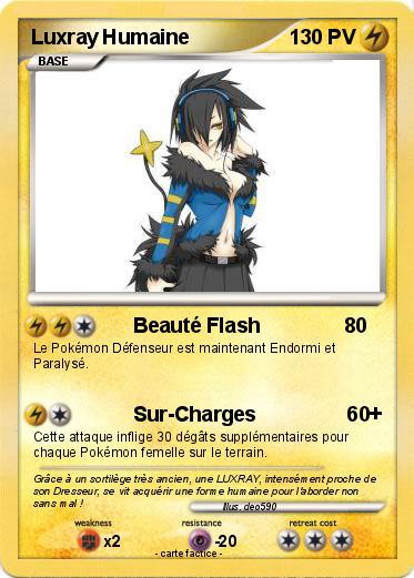 Pokemon Luxray Humaine