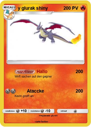 Pokemon y glurak shiny