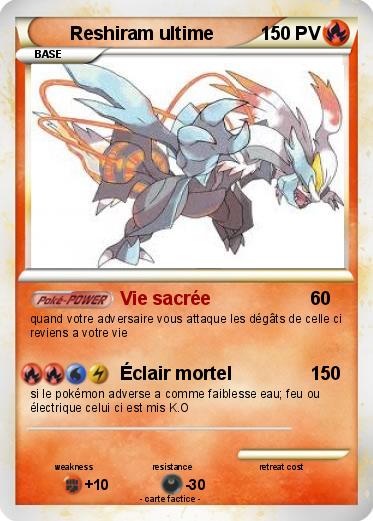 Pokemon Reshiram ultime