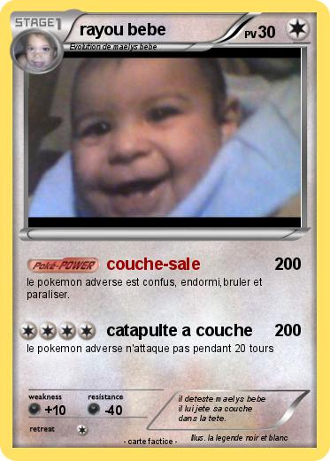 Pokemon rayou bebe