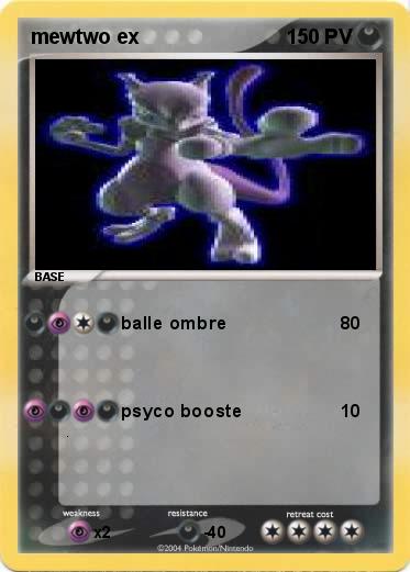 Pokemon mewtwo ex