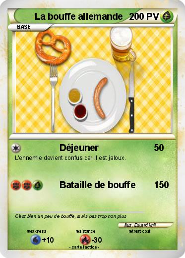 Pokemon La bouffe allemande