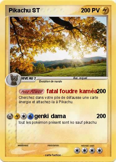Pokemon Pikachu ST