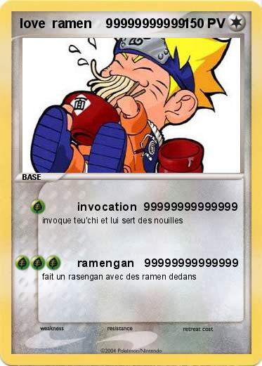 Pokemon love  ramen    99999999999 