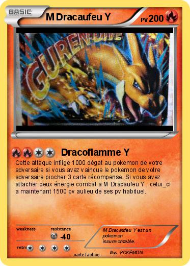 Pokemon M Dracaufeu Y