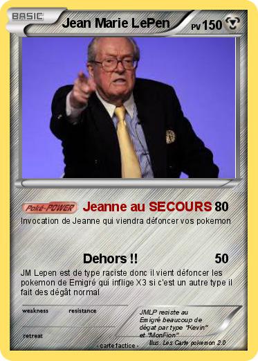 Pokemon Jean Marie LePen