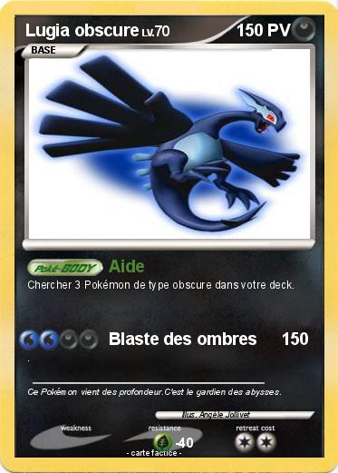 Pokemon Lugia obscure
