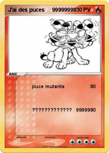 Pokemon J'ai des puces     99999999