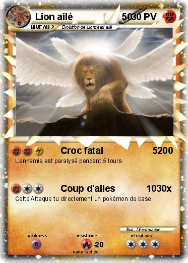 Pokemon Lion ailé                   50