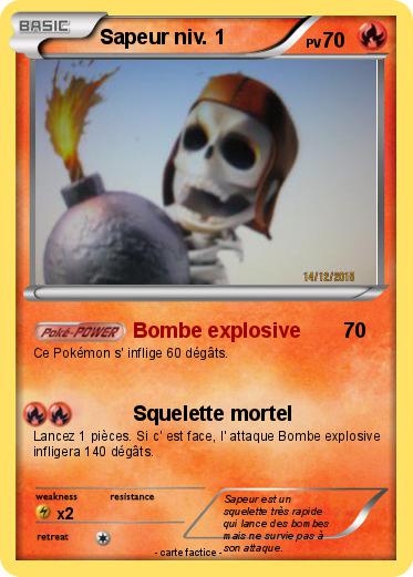 Pokemon Sapeur niv. 1
