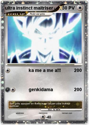 Pokemon ultra instinct maitriser