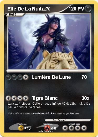 Pokemon Elfe De La Nuit