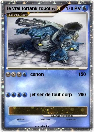 Pokemon le vrai tortank robot